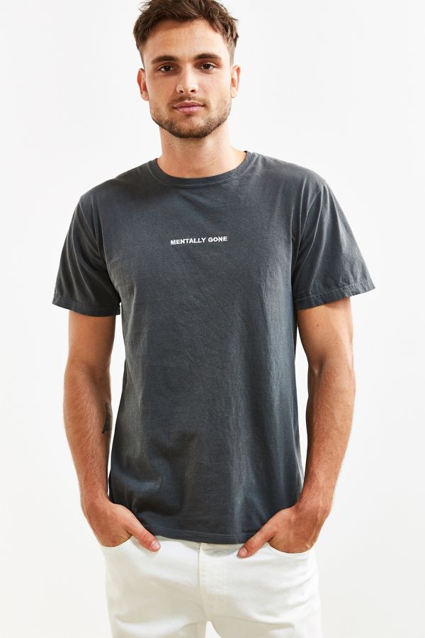 Mentally Gone Embroidered Tee | Urban Outfitters