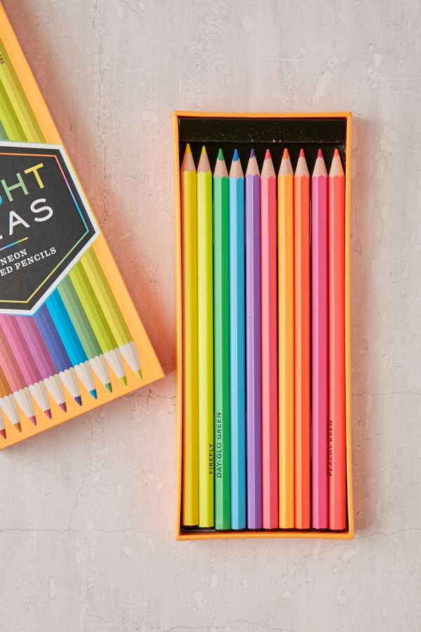 Neon Colored Pencils Set Urban Outfitters
