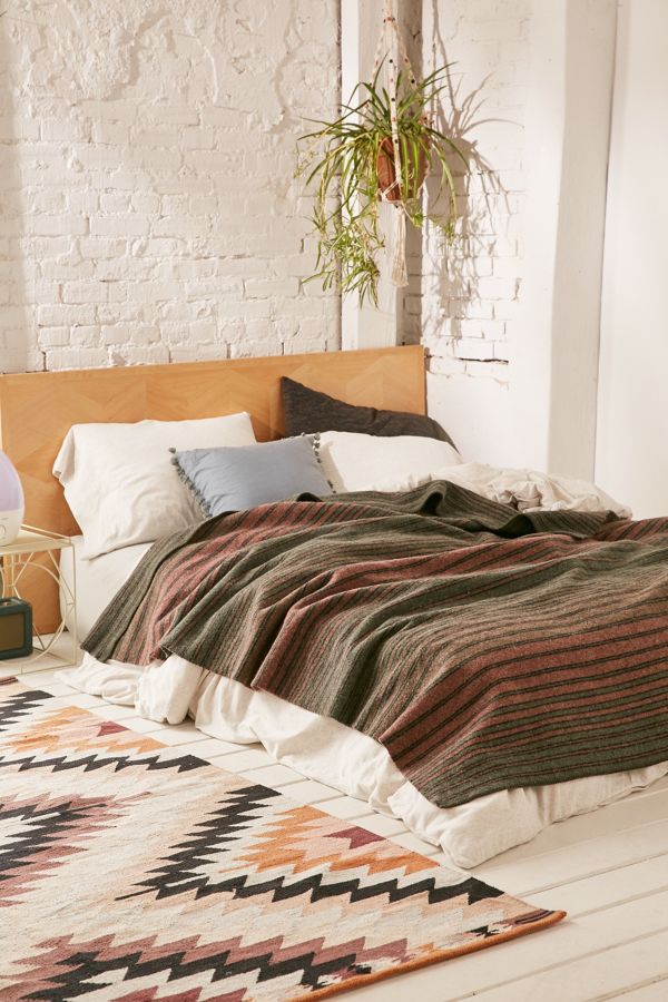Pendleton Hemrich Striped Camp Bed Blanket Urban Outfitters