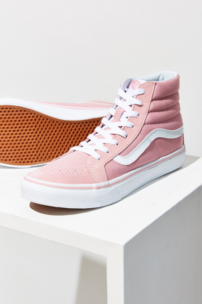 all pink sk8 hi vans