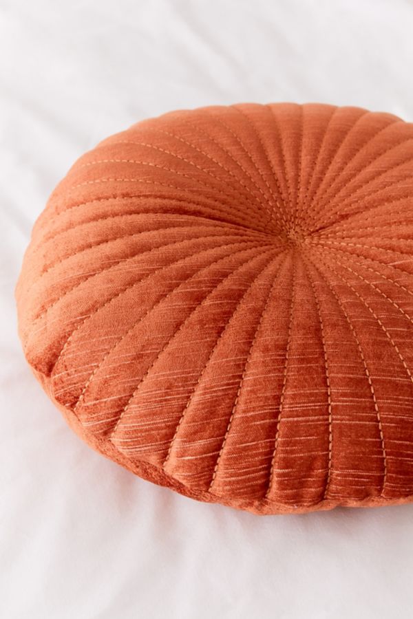 Shelly Round Velvet Pillow Urban Outfitters Canada