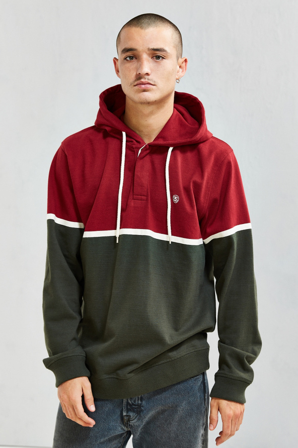 Stussy Hooded Rugby Shirt Urban Outfitters