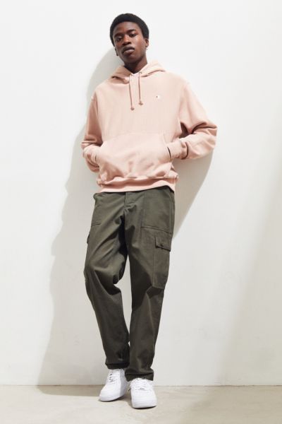 champion reverse weave hoodie in rose