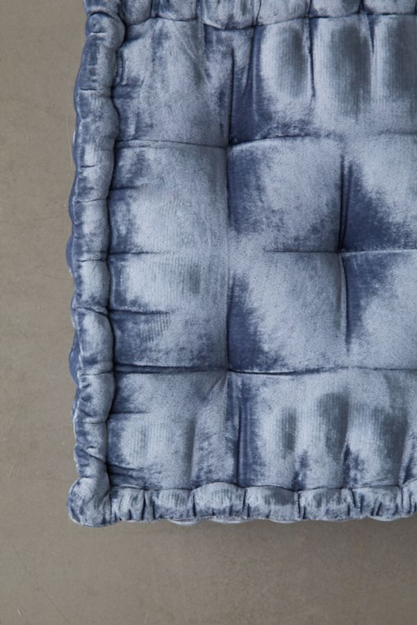 Slide View: 4: Ruthie Velvet Floor Pillow