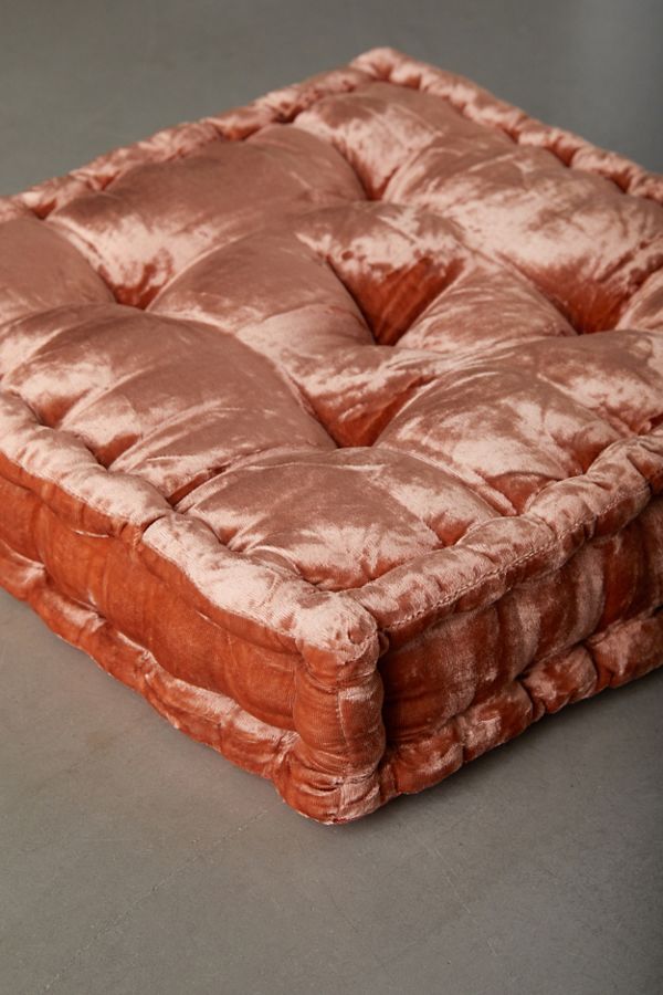 Ruthie Velvet Floor Pillow Urban Outfitters