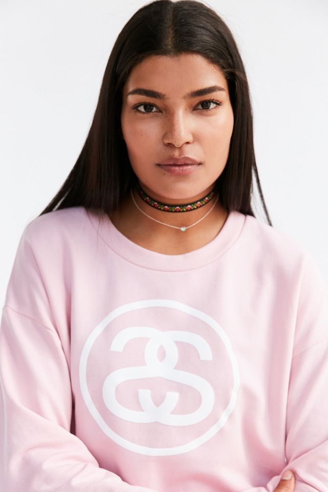 Stussy Logo Link Pullover Sweatshirt | Urban Outfitters