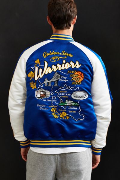 starter warriors jacket