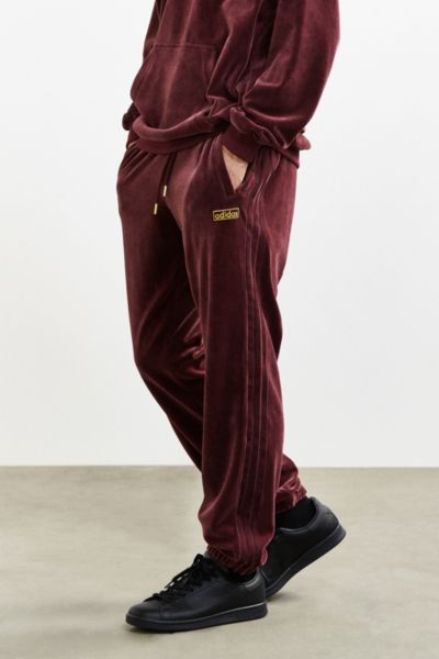 adidas velour track pants