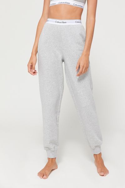 calvin klein grey sweatpants womens