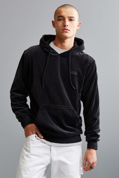 adidas velour hoodie mens