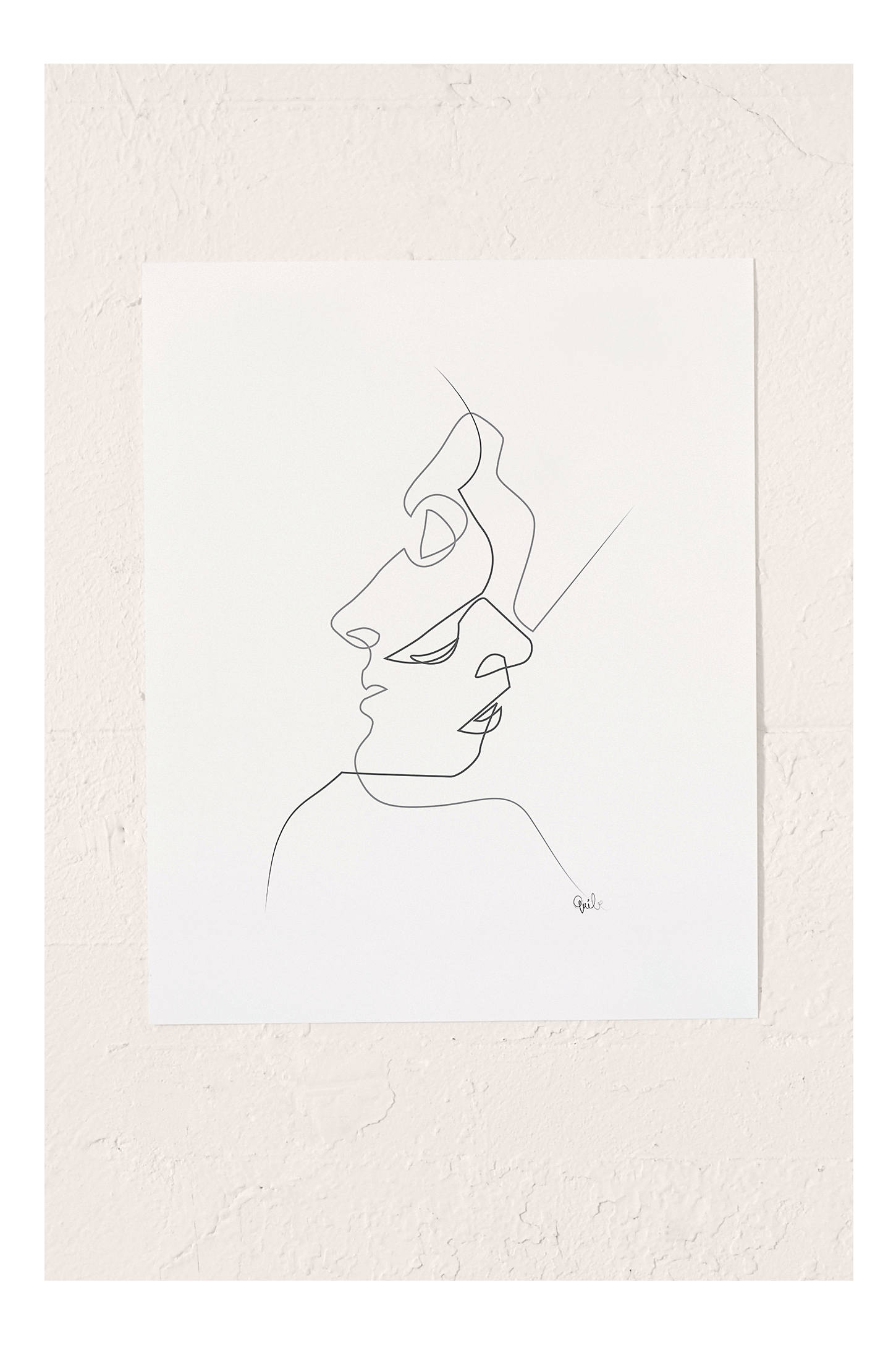 Shop Quibe Close Art Print from Urban Outfitters on Openhaus