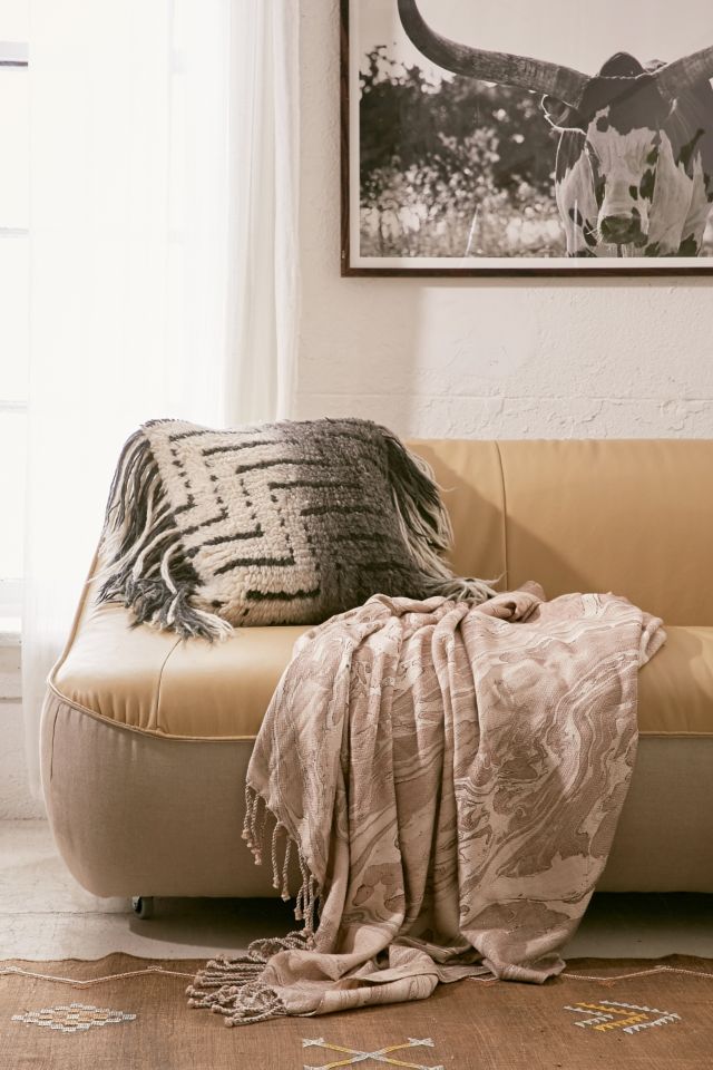 Marble Throw Blanket Urban Outfitters