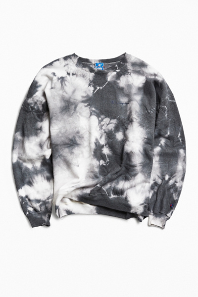 tie dye crew sweatshirt