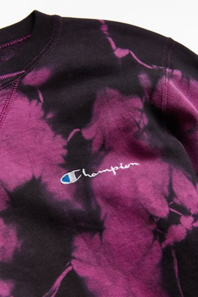 champion tie dye crewneck