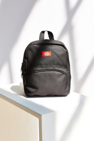 dickies black canvas mini backpack