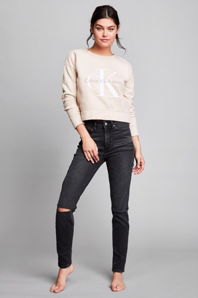 calvin klein denim leggings