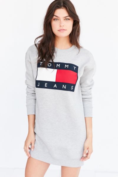 tommy jeans logo dress