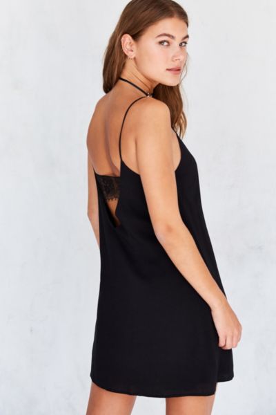 bandeau slip dress