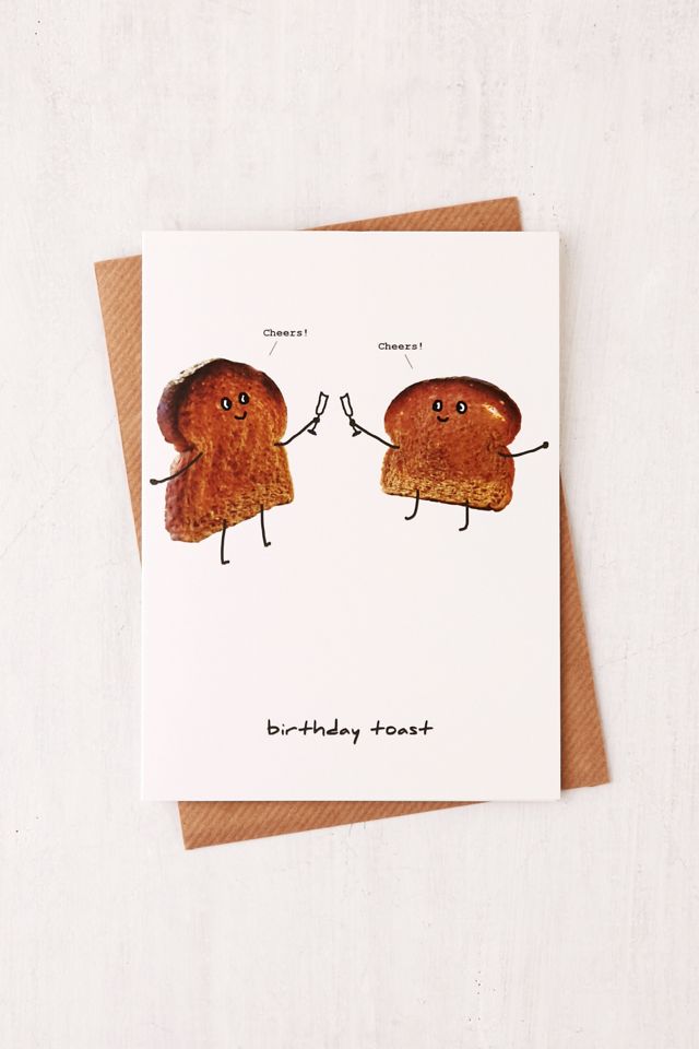 Saffron Cards & Gifts Celebration Toast Greeting Card Urban Outfitters
