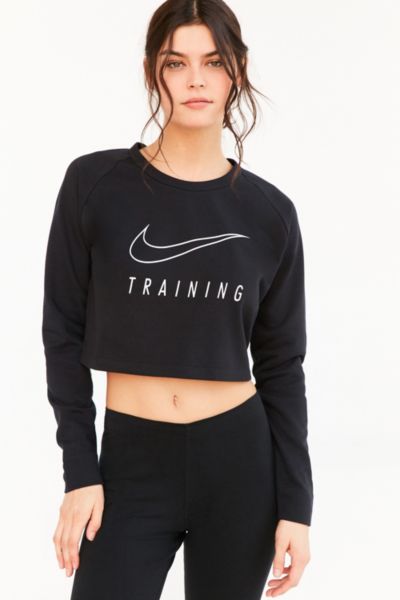 dri fit long sleeve crop top