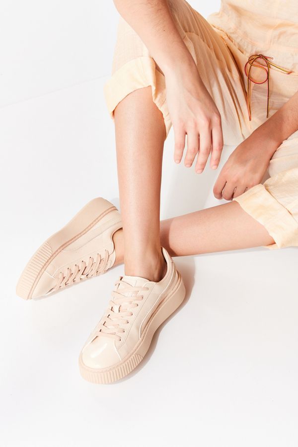 puma basket leather platform puma basket leather platform