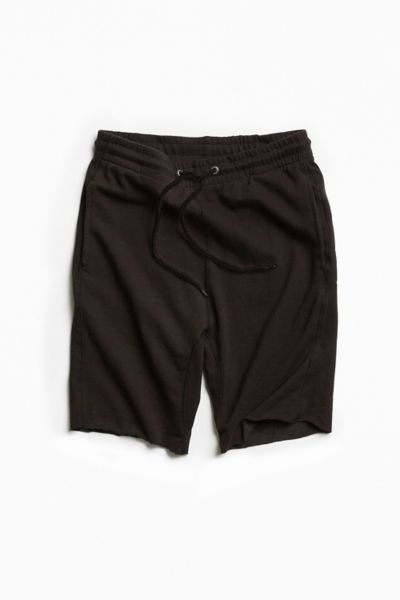 raw hem sweat shorts