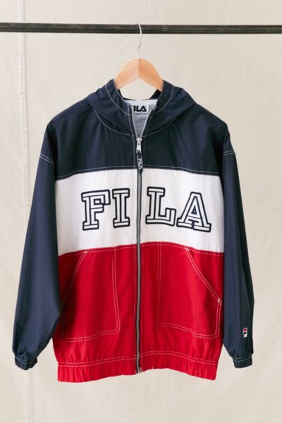 fila jacket red white blue