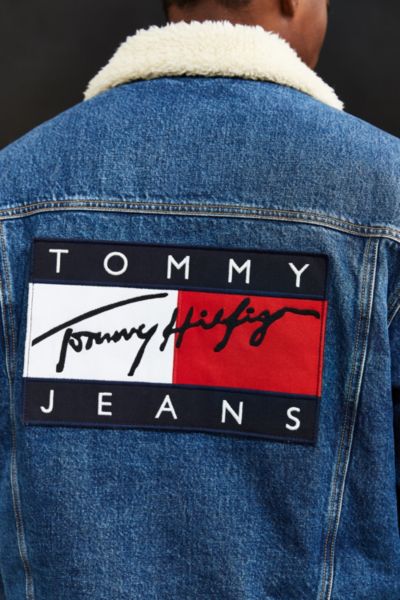 tommy hilfiger denim trucker jacket