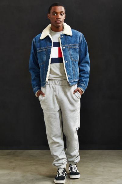 tommy sherpa denim jacket