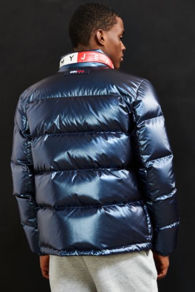 tommy hilfiger puffer jacket urban outfitters