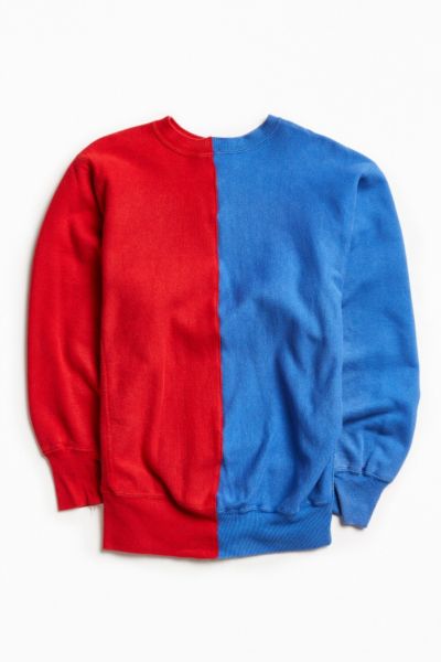 champion red white blue sweatshirt