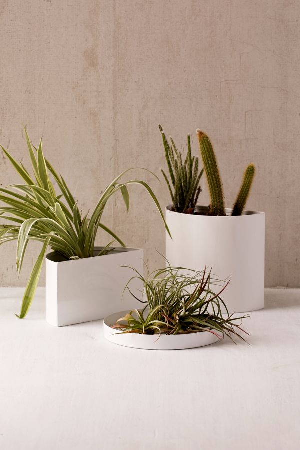 Mod 7" Double Planter + Drainage Tray Set Urban Outfitters