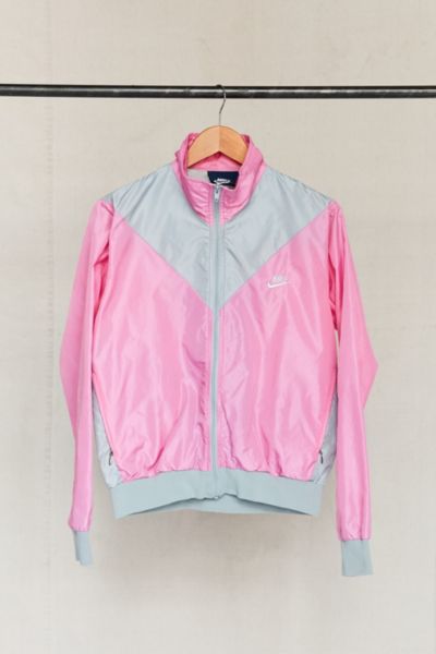 pink nike rain jacket