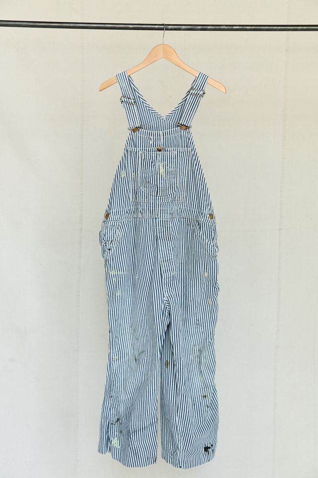 Vintage Railroad Striped Overall Urban Outfitters