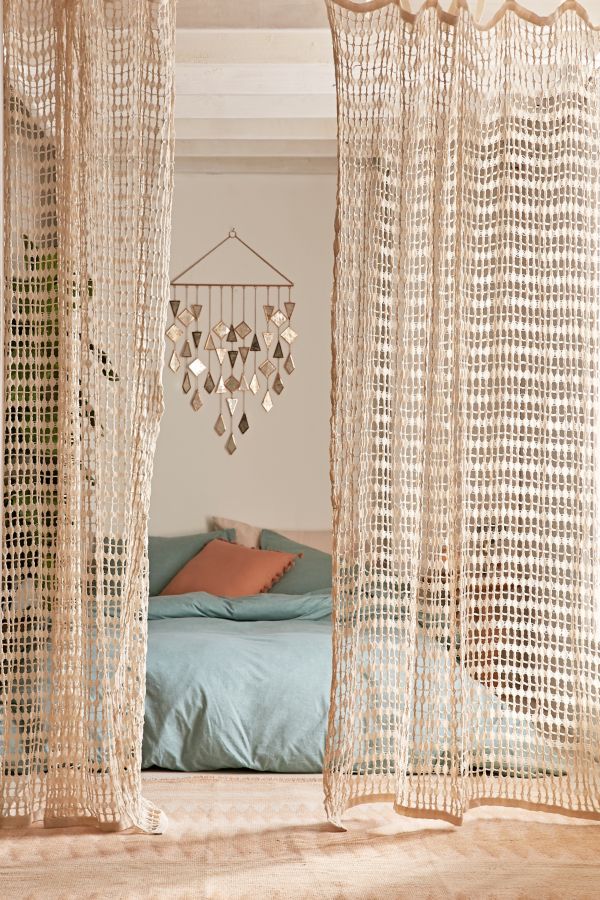 Joni Net Window Curtain Urban Outfitters