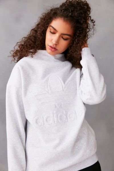 adidas originals mock neck sweatshirt