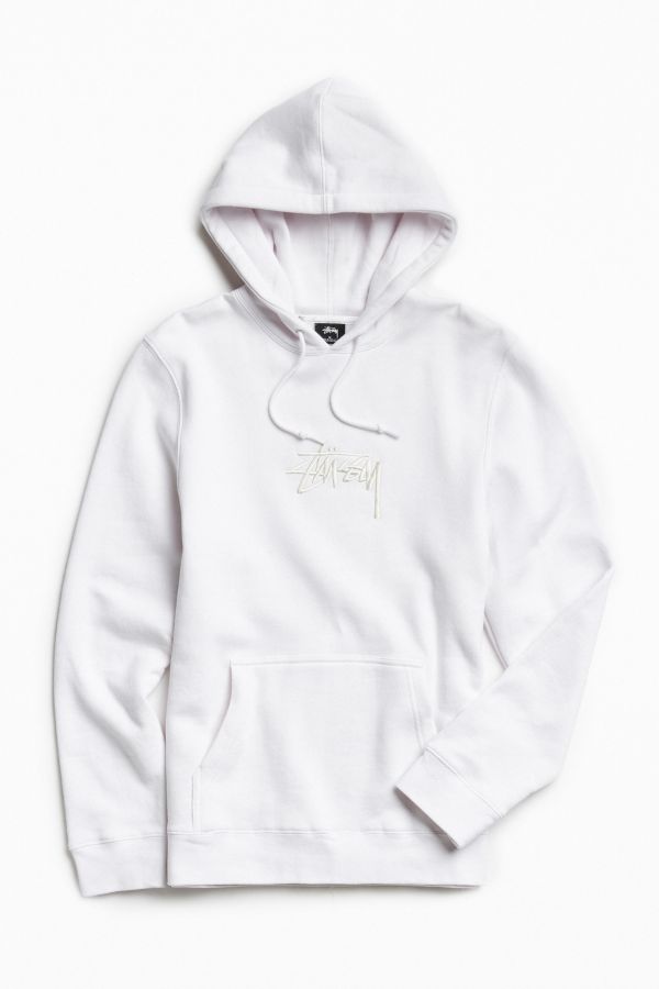 Stussy Stock Embroidered Hoodie Sweatshirt | Urban Outfitters