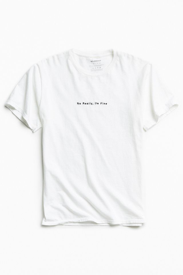 Wildroot I'm Fine Tee | Urban Outfitters