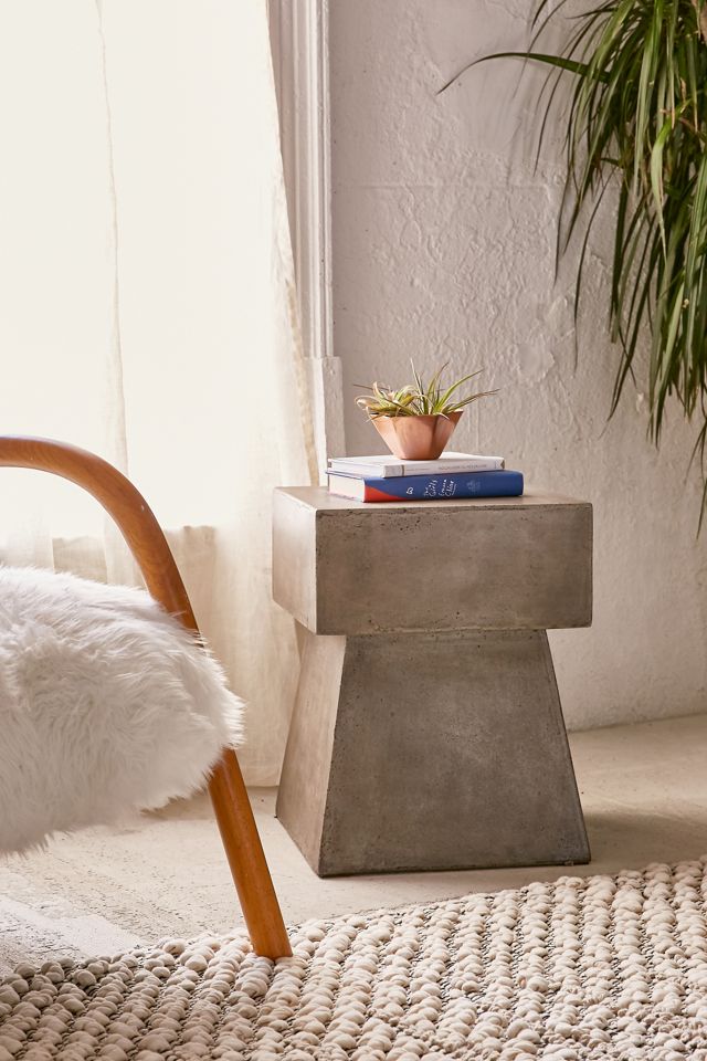 Concrete Side Table Urban Outfitters