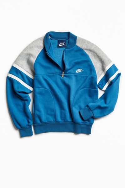 vintage quarter zip fleece mens