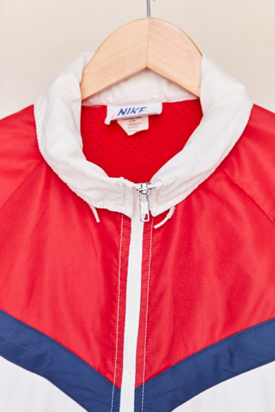 nike red white blue windbreaker