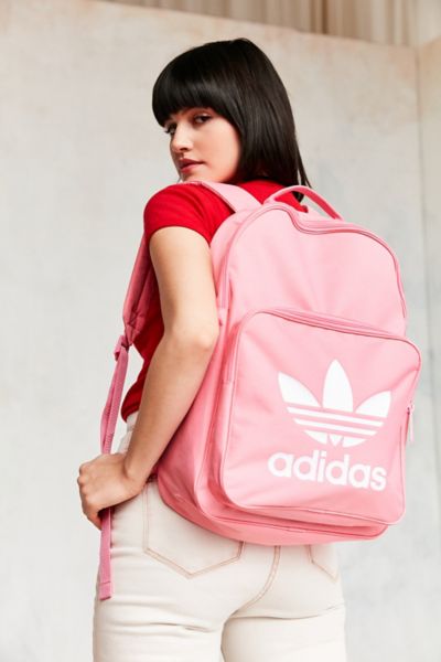 adidas trefoil backpack pink