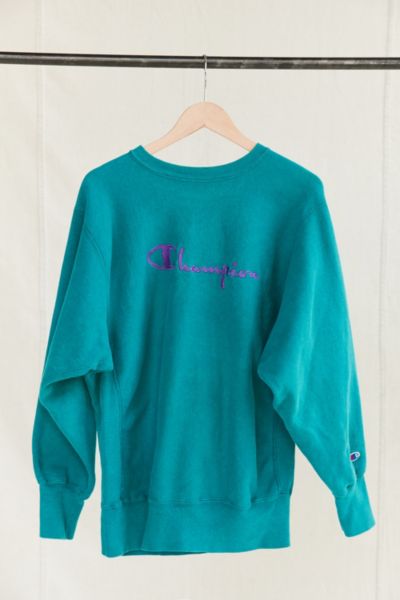 vintage green champion sweatshirt