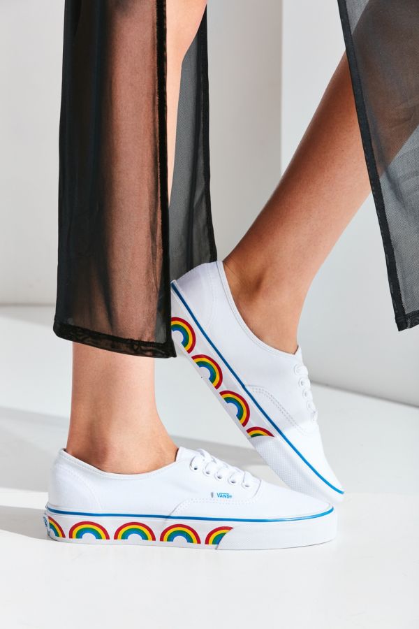 vans with rainbow soles