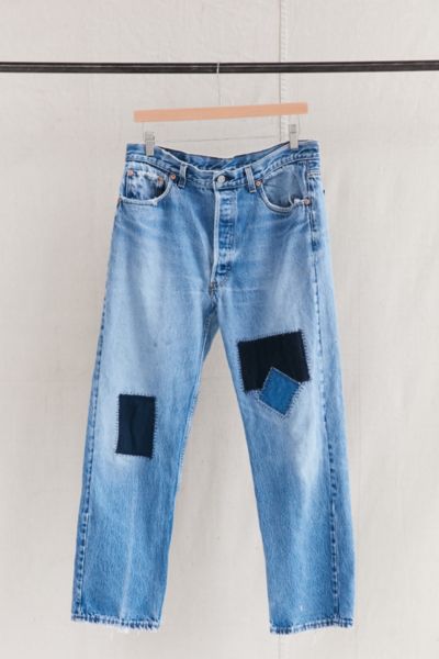 levi's patchwork jeans