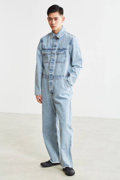 men's denim boiler suit