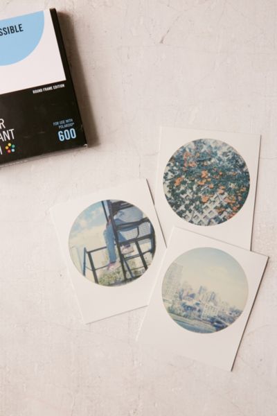 Impossible Color Polaroid 600 Round Frame Instant Film | Urban Outfitters