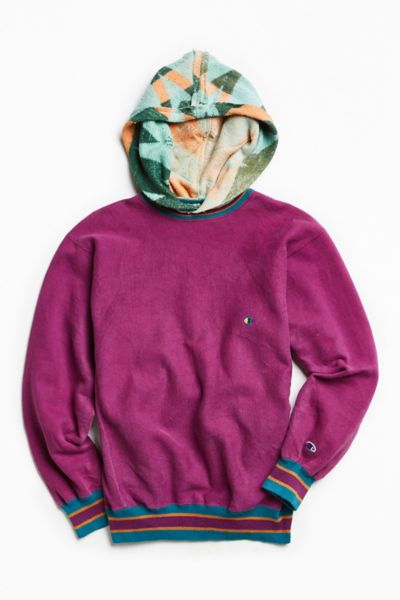 vintage champion blanket hoodie