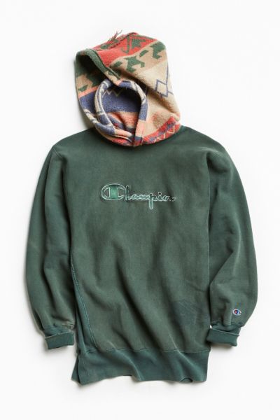 vintage champion blanket hoodie