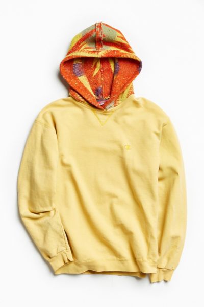 vintage champion blanket hoodie sweatshirt